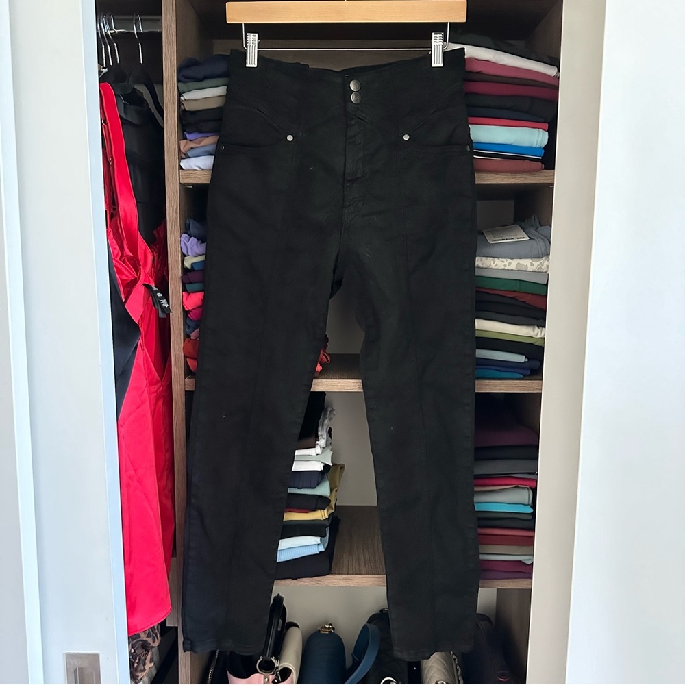 REVOLVE Black High-Waisted Jeans - Picture 4 of 9